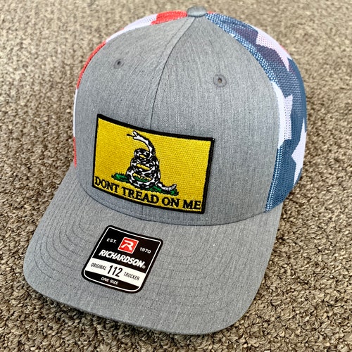 Flag Hat Gadsden Flag Mesh Snapback 
