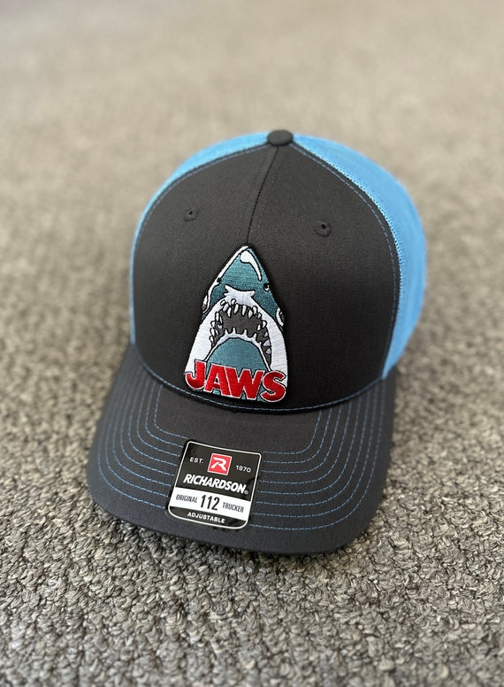 JAWS Hat Snapback Trucker SHARK Mesh Cap Handcrafted in Florida 