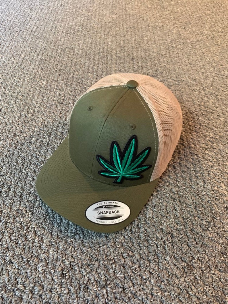 Cannabis Marijuana CBD Hat Trucker Snapback Mesh Cap - Etsy