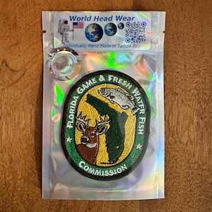 Florida Fish & Game Patch FWC Collectable Vintage Style