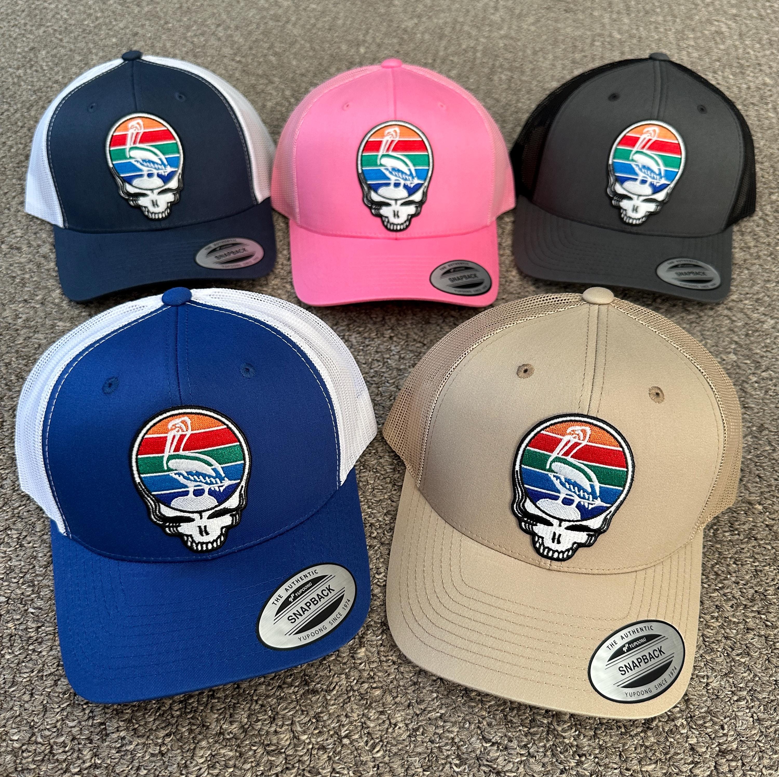 St Pete Grateful Dead Hat Handmade Embroidered Patch Trucker  display picture 1