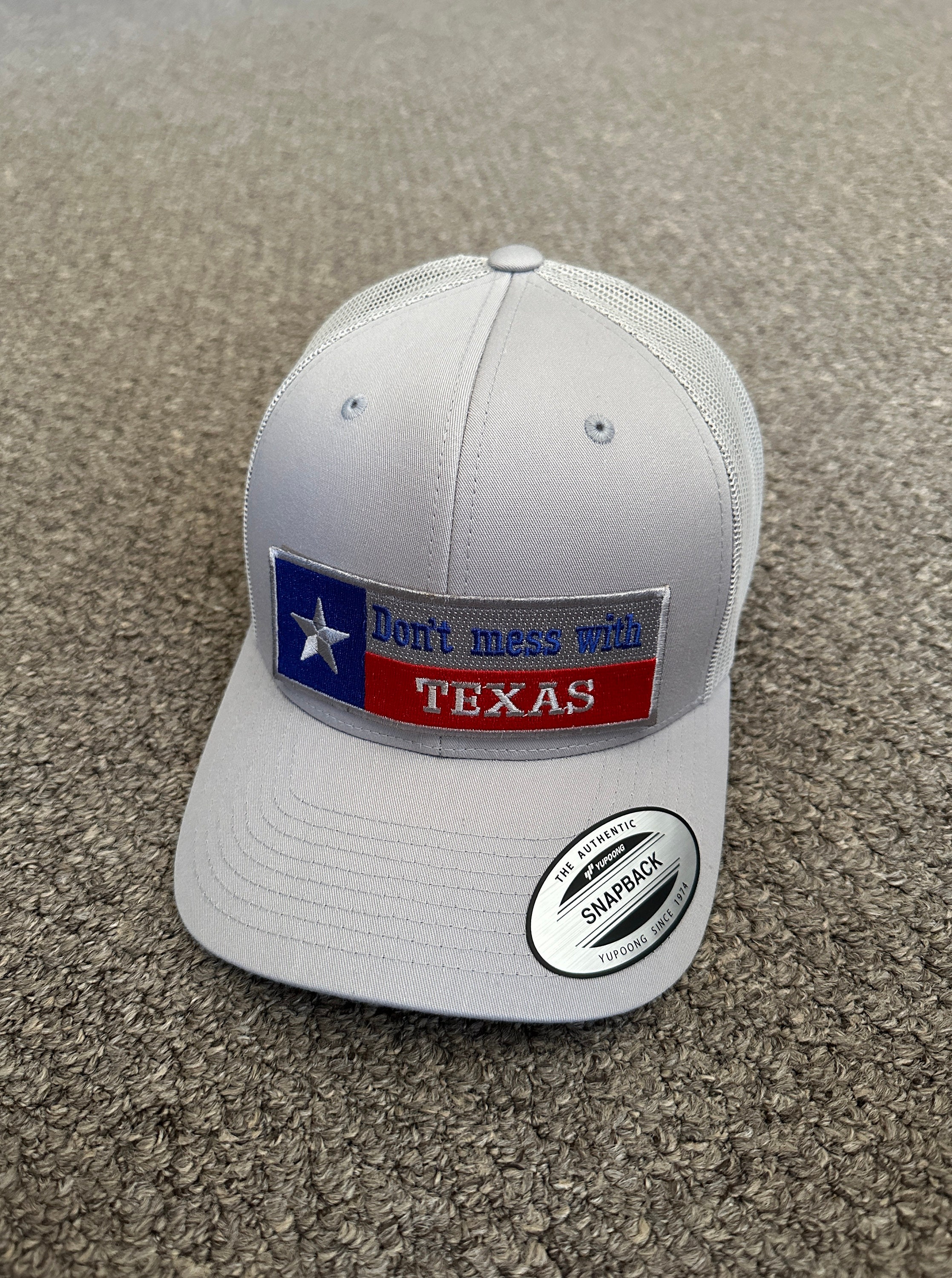 WETEYAFU 'Don't Mess With Texas' Trucker Hat – Mesh Baseball Cap With Adjustable Strap, Unisex Sun Hat For Men & Women