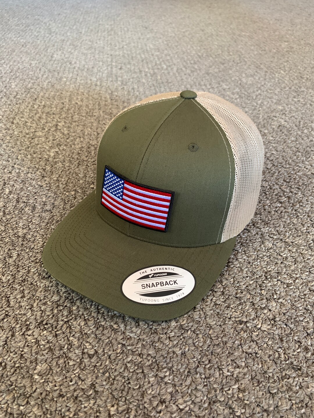 Buy US American Flag Trucker Hat USA Mesh Snapback Cap Individually  Handcrafted in Florida Online in India