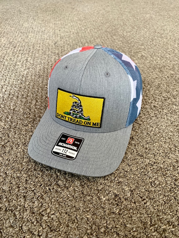 Flag Hat Gadsden Flag Mesh Snapback 