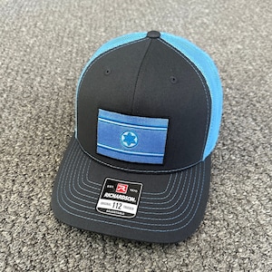 Israelische Luftwaffe Flaggenhut Snapback Mesh Cap Handgefertigt aus Florida