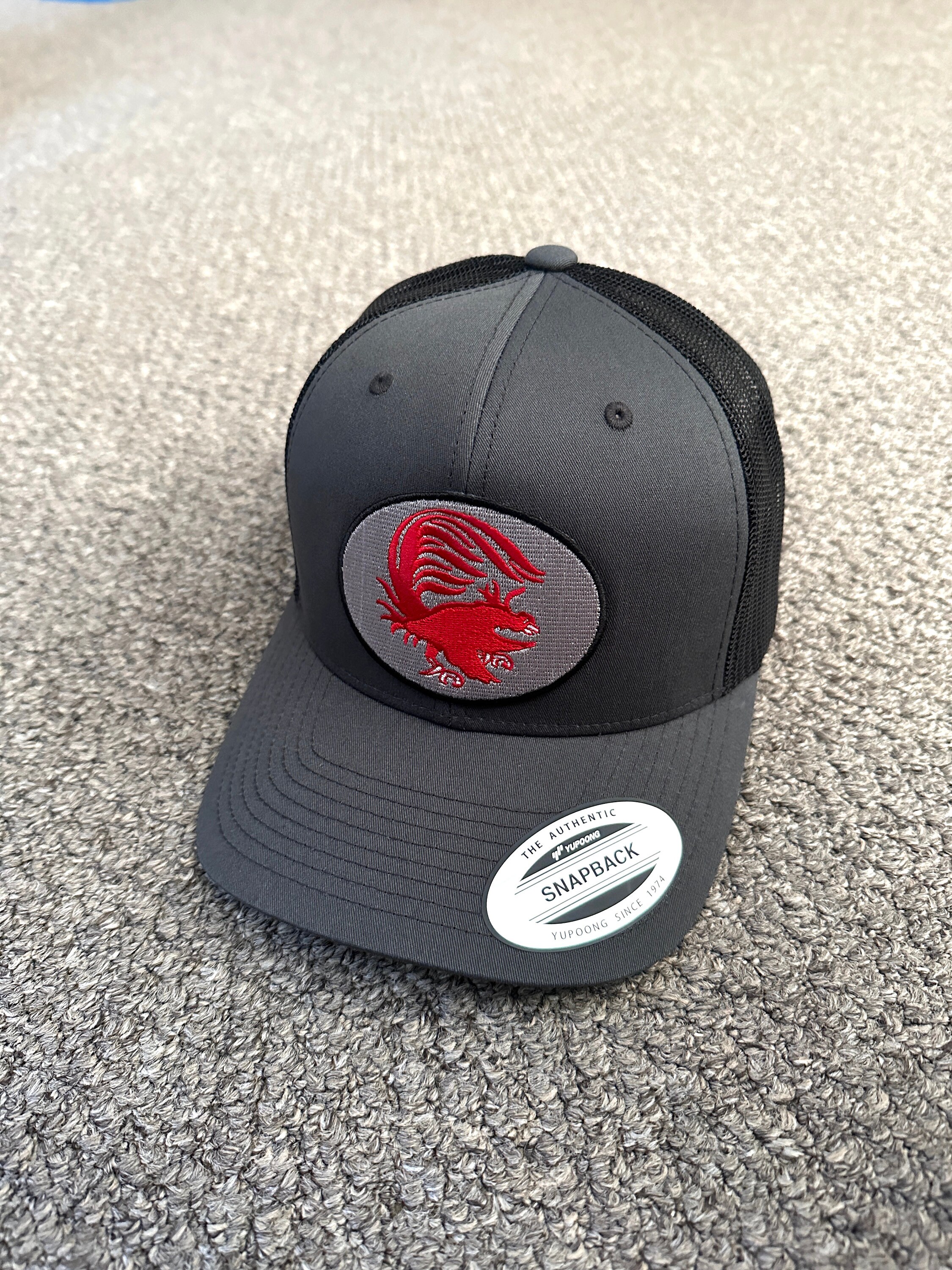 JSU Hat Jacksonville State Vintage Logo Trucker Mesh Cap Hand Made