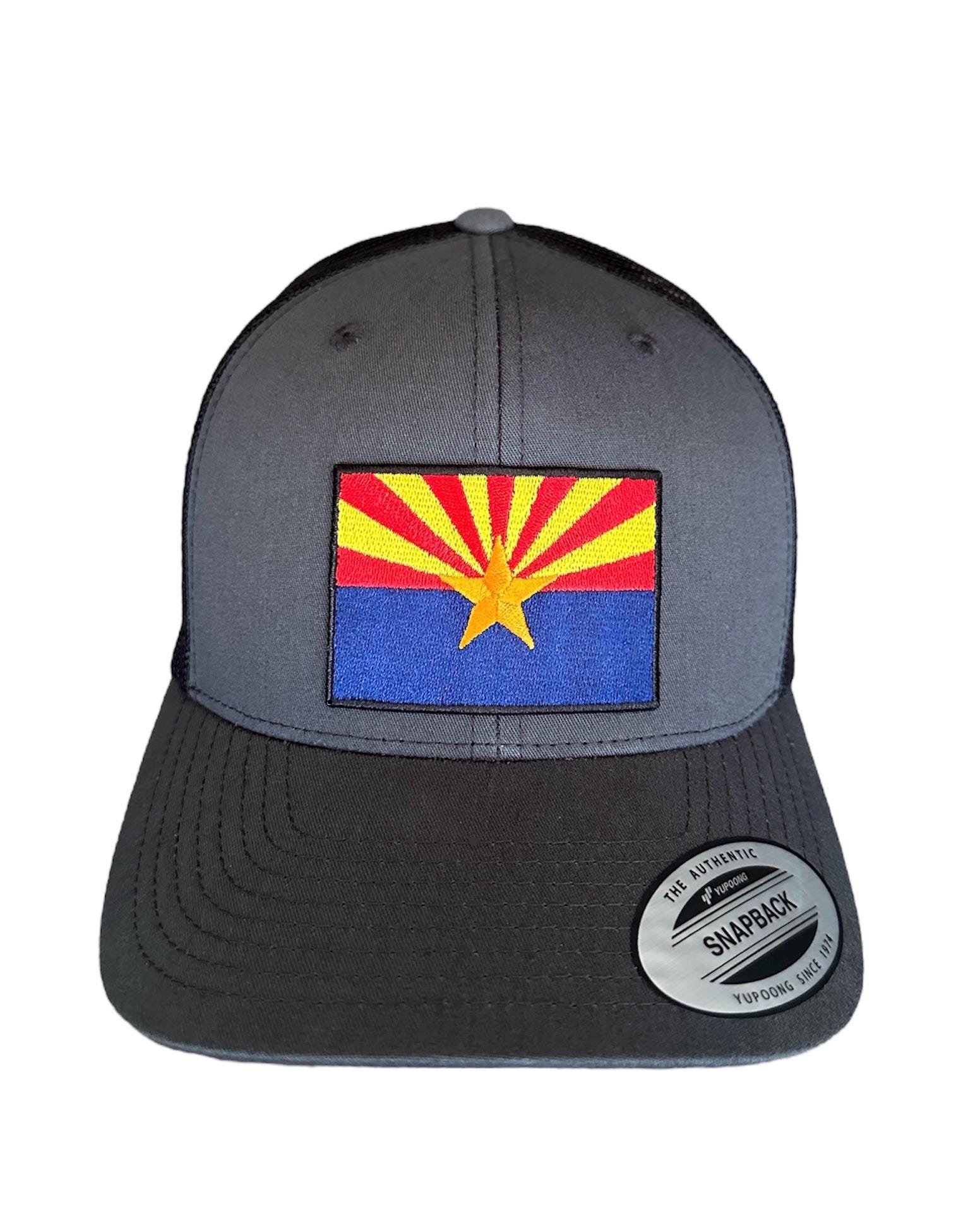 Gorra De Béisbol Ajustable Con Bandera Americana Gris M