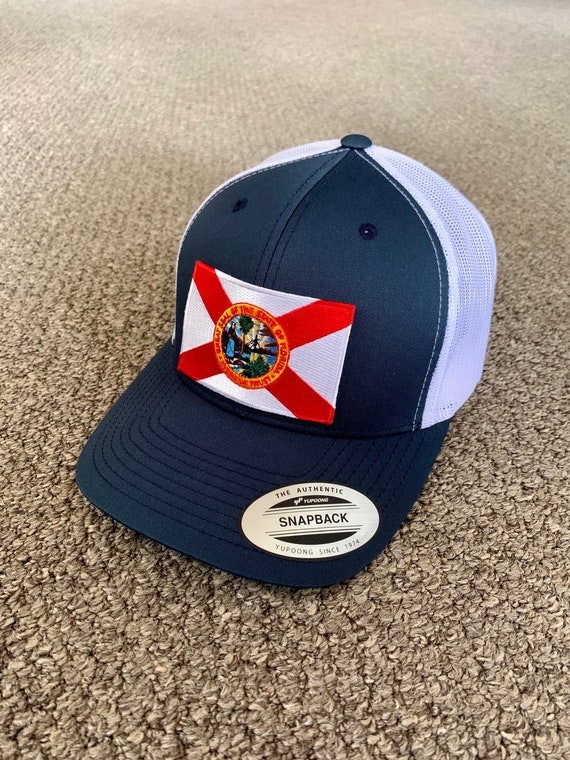 FLORIDA Flag Hat Snapback American Trucker Mesh Cap Individually  Handcrafted in Florida -  Canada