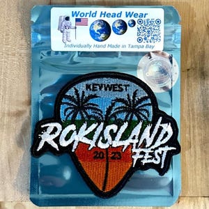 RokIsland Fest 2023 Sammelkarten-Stub-Magnet und Aufnäher