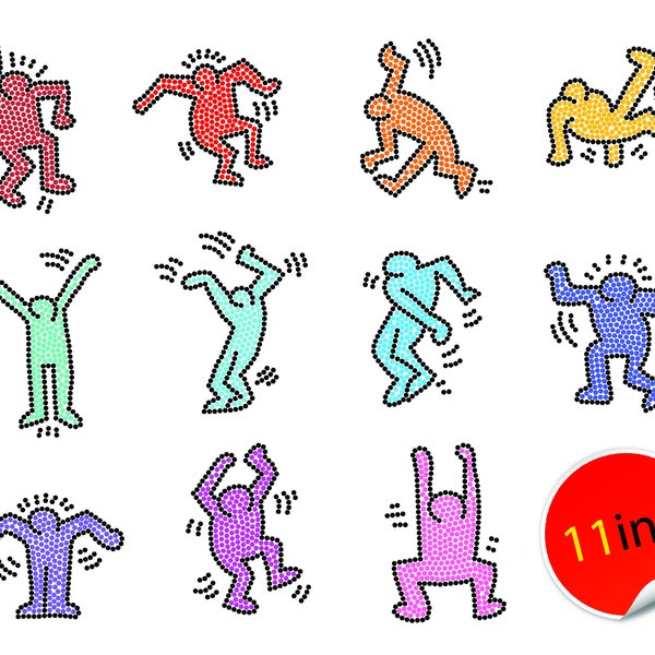 Keith Haring Stencil - Etsy