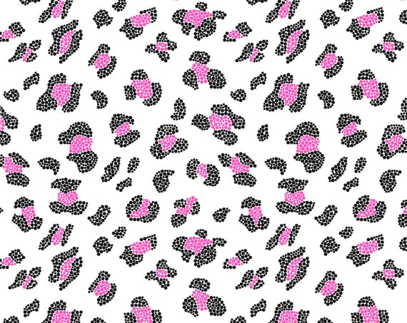 Leopard Skin Rhinestone Transfer Template: Seamless Pattern (Digital Download)