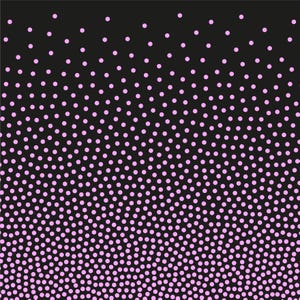 May include: A black background with a gradient of pink dots that get denser towards the bottom of the image.