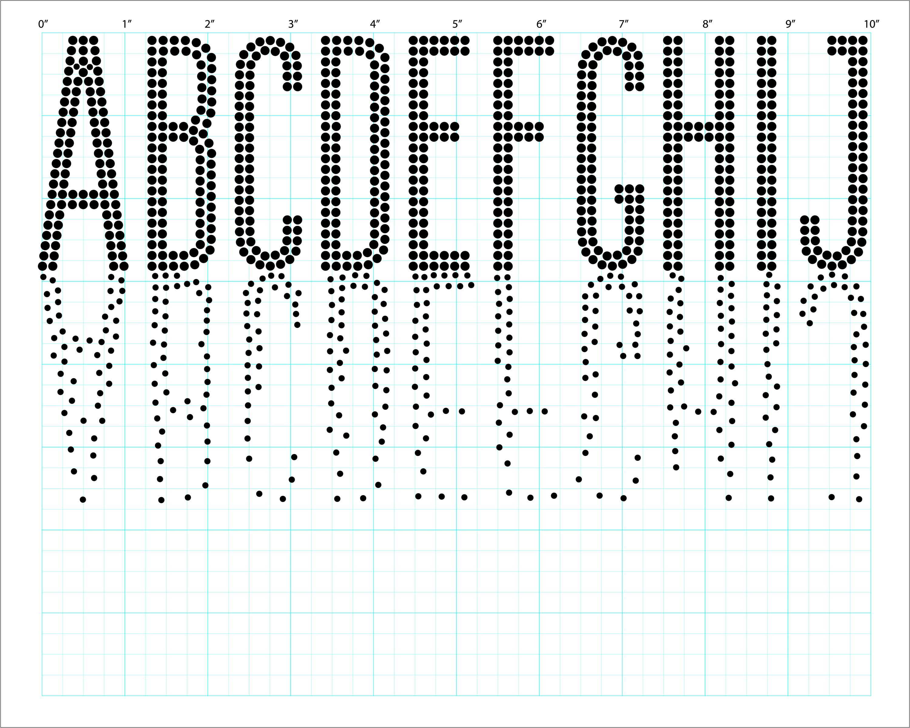 Typeable Rhinestone Font: Fading Reflection Effect Alphabet Template ...