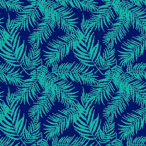 Palm Leaves Rhinestone Template: Floral SVG, DXF, Studio3 (Digital Download)