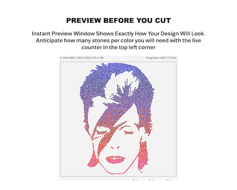 Rhinestone Gradient Design App: SVG Editor - Cricut & Silhouette ...