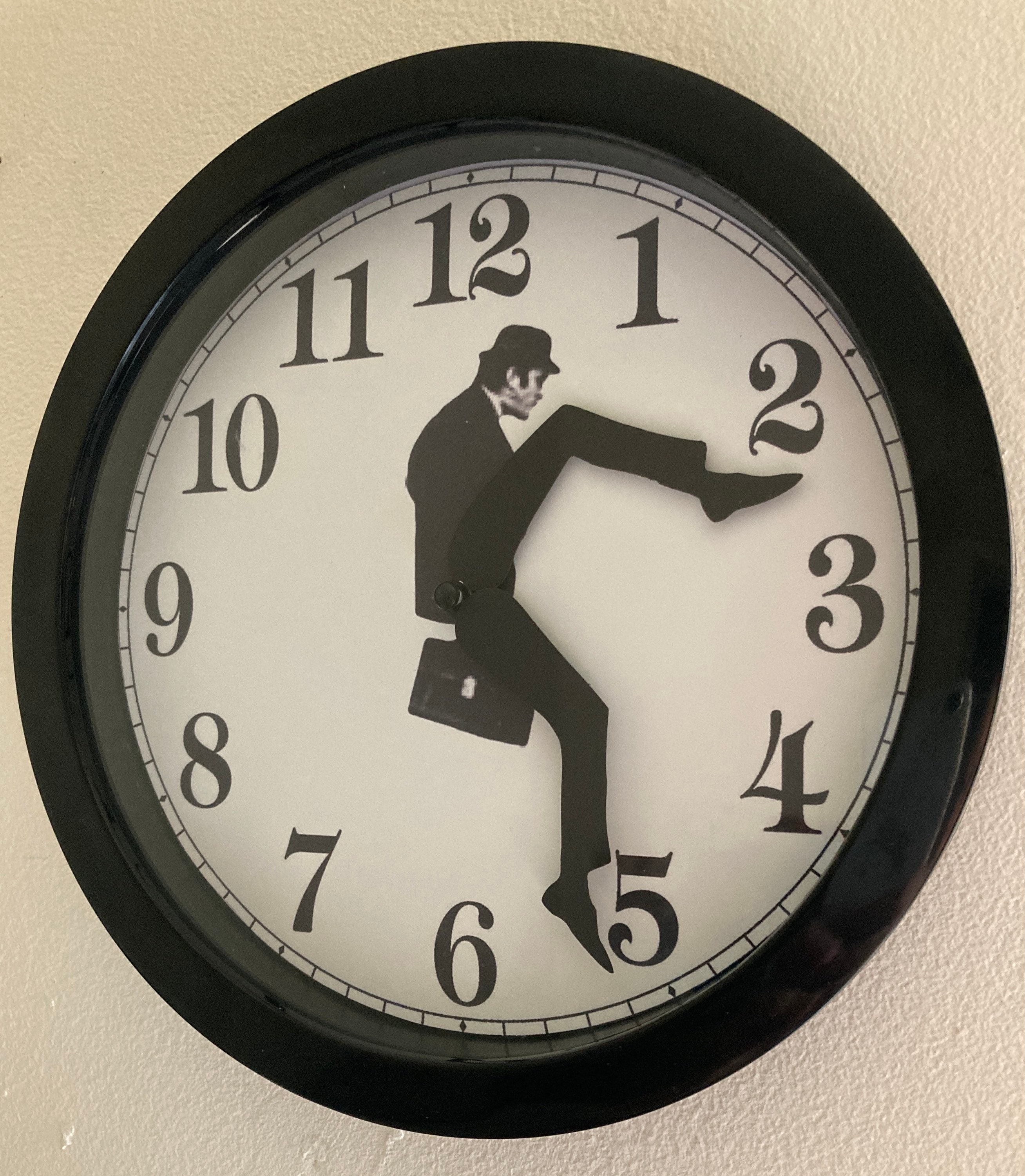 Monty Python Inspired Silly Walk Wall Clock Etsy