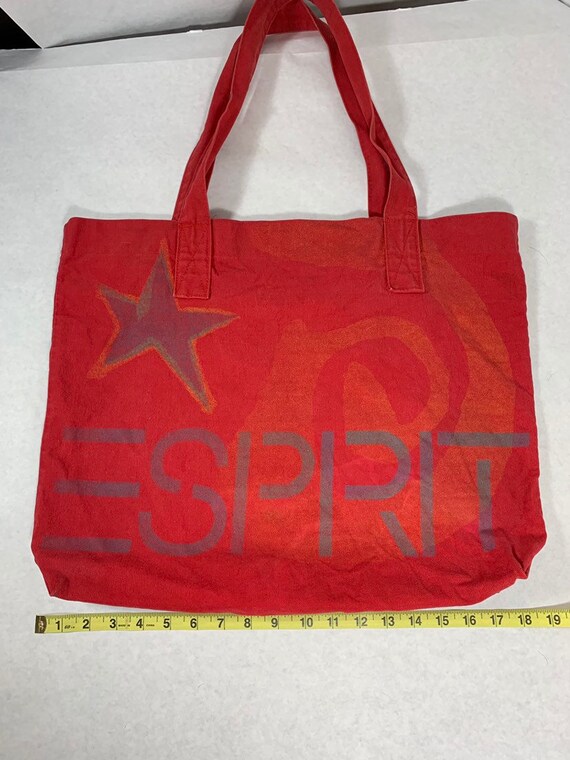 esprit canvas tote bag