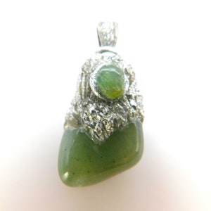 Green Adventurine Pendant, Green Gemstone Pendant