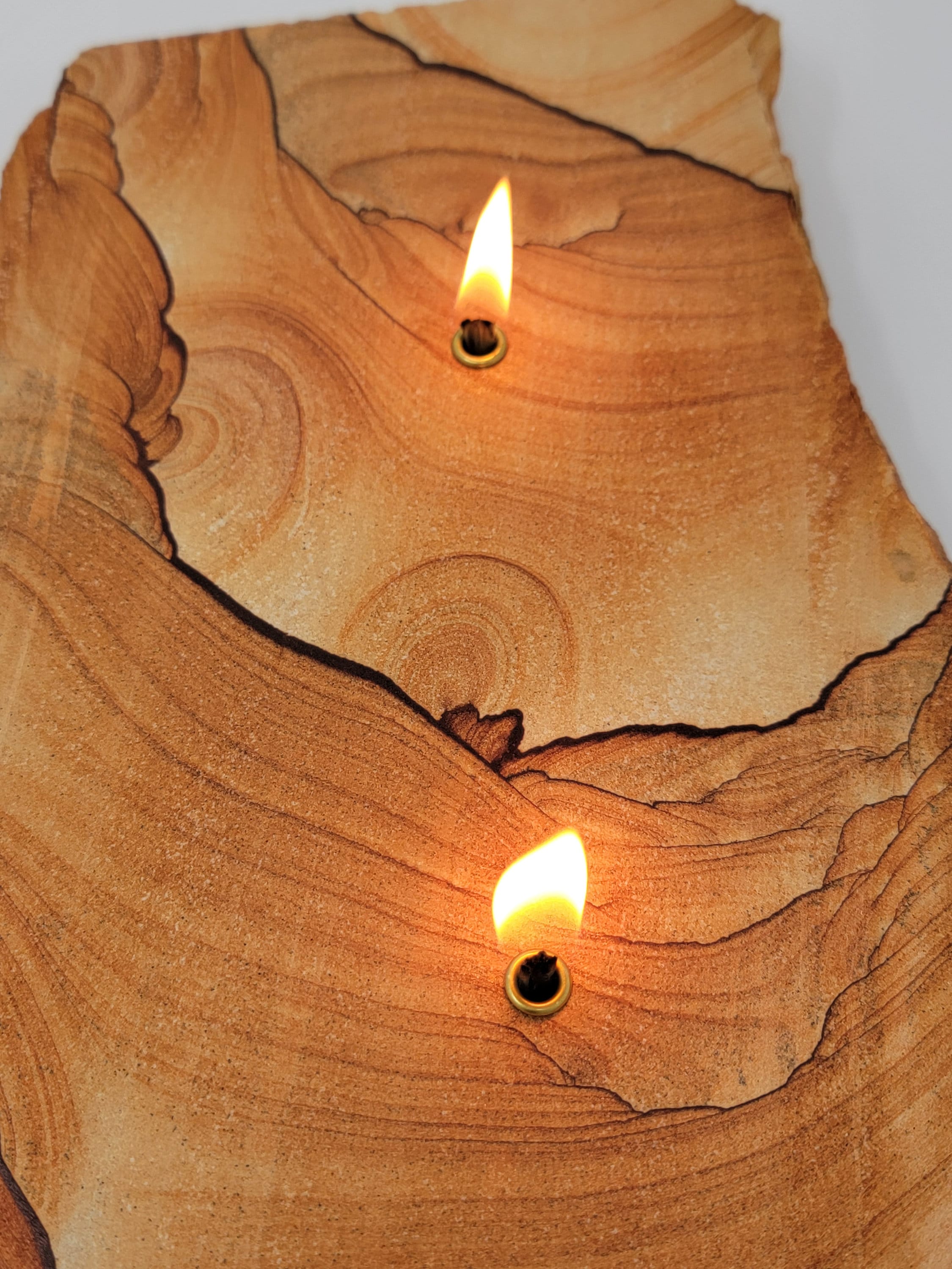 Picture Sandstone Rock Candle Sedona Red Rock Forever Rock Candles Oil Lamp Candle Diffuser