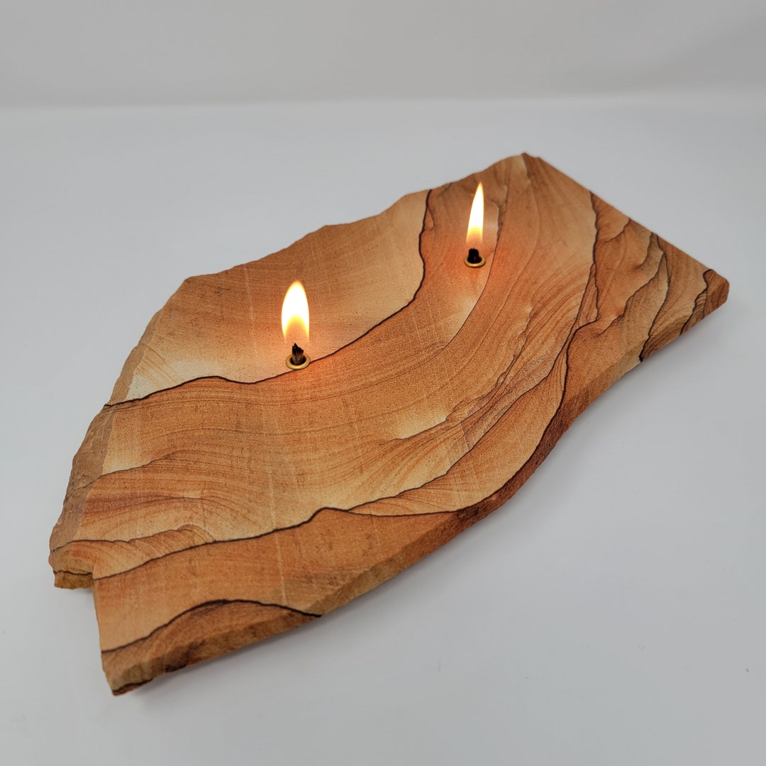 Picture Sandstone Rock Candle Sedona Red Rock Forever Rock Candles Oil