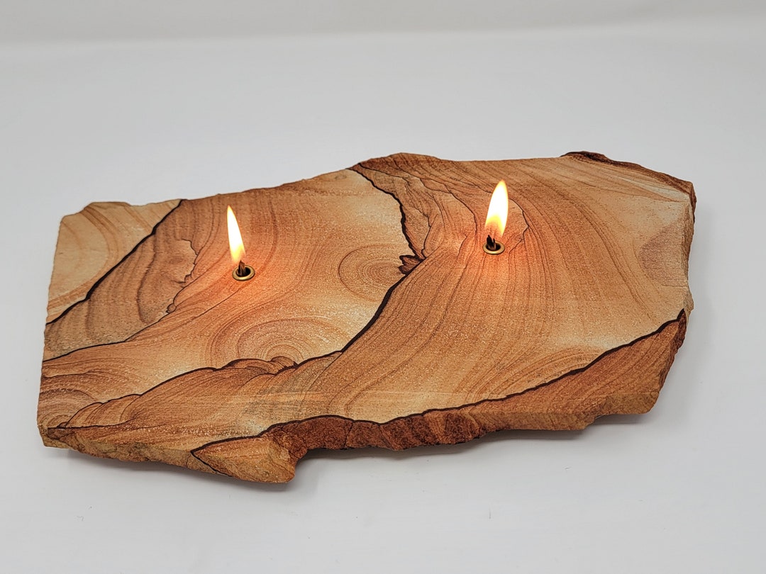 Picture Sandstone Rock Candle Sedona Red Rock Forever Rock Candles Oil ...