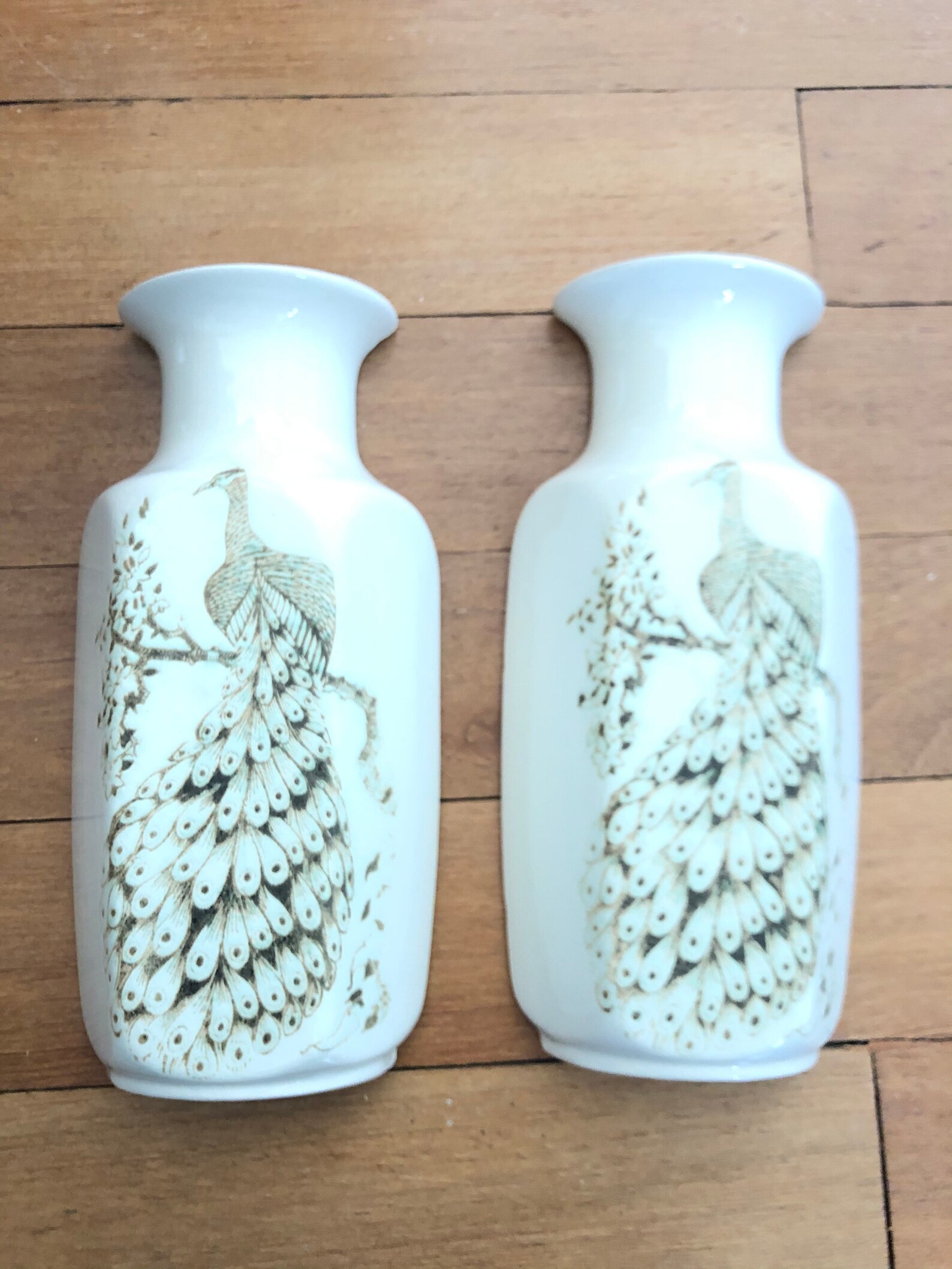 Pair Kingston Pottery Hull England two hanging wall vases Etsy