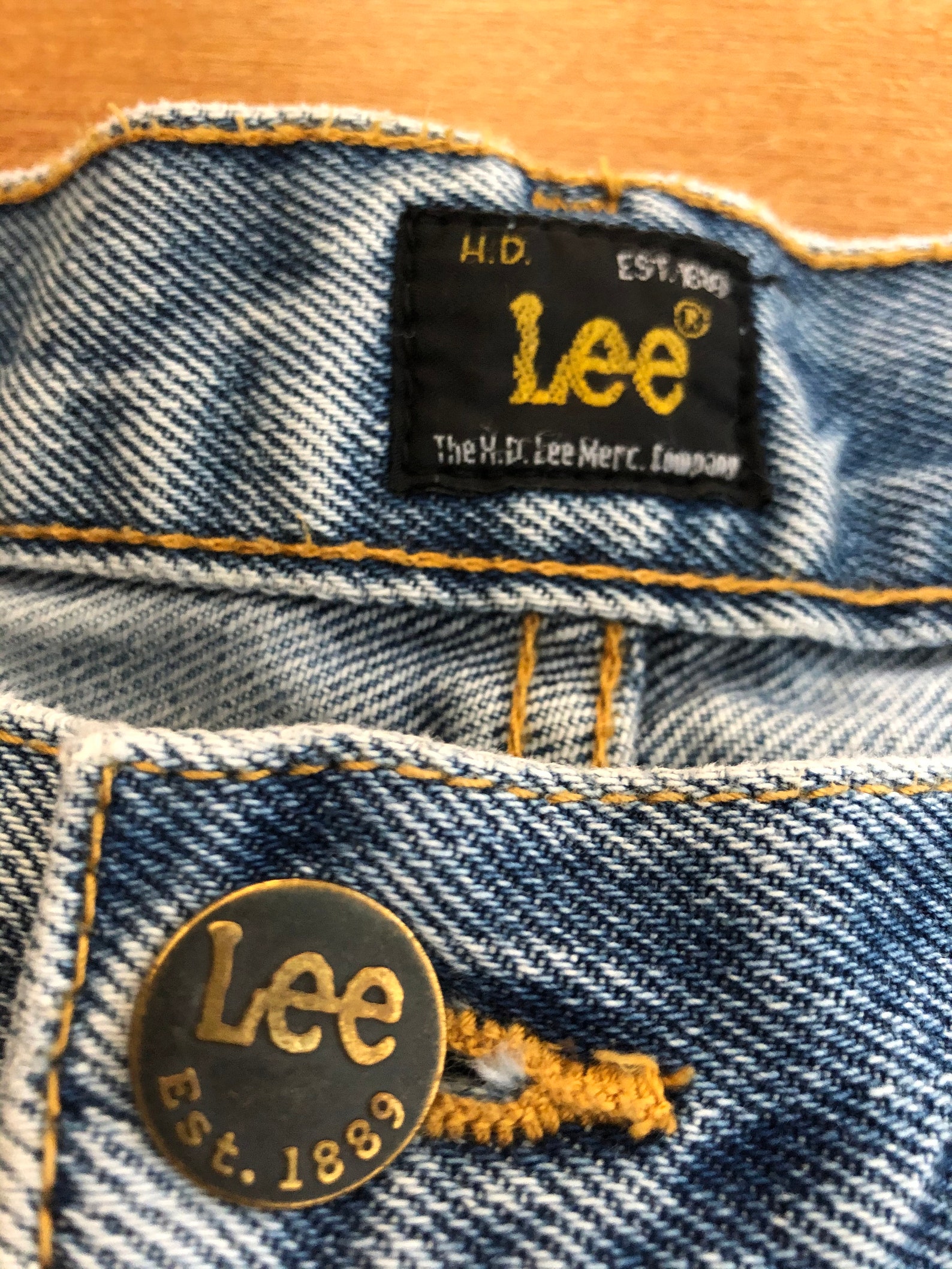 Vintage Mens Lee Jeans Brooklyn Comfort light blue 32w 32L | Etsy