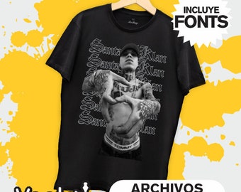 Santa fe Klan, Playera Santa fe, T-shirt Santa fe Klan, Vector santa fe klan, SVG Santa Fe Klan
