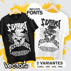 Álvaro Díaz T-Shirt Design Vector Template (SVG, PDF, PNG)
