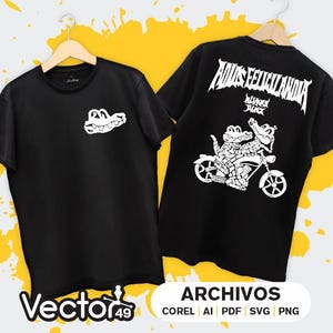 Álvaro Díaz T-Shirt Design: Adios Felicilandia Vector (Digital Download)