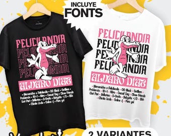 Felicilandia T-Shirt Vector Design: Álvaro Díaz (Digital Download)