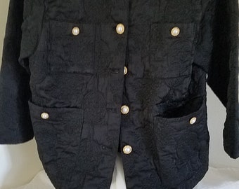 Vintage Satin quilted Jacket