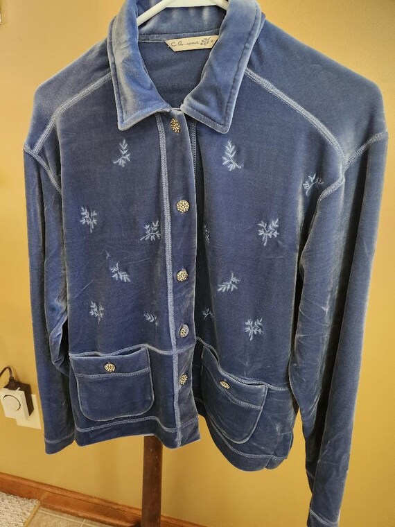 Blue Velvet Box Jacket - image 1