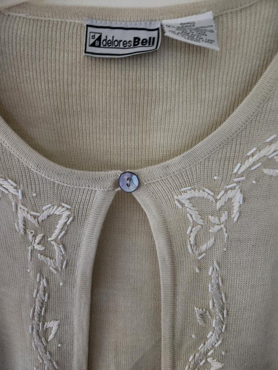 Ivory knit pants Gem