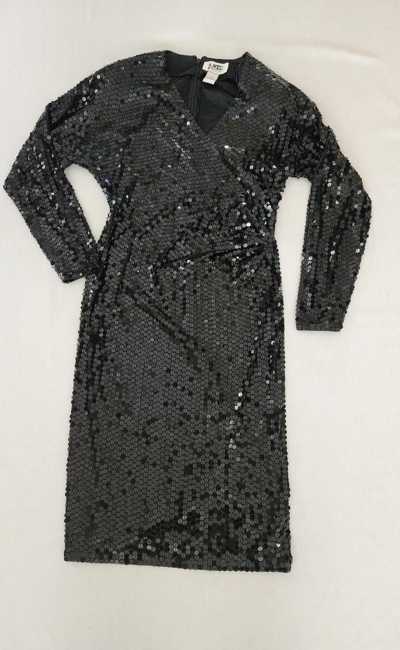 Little Black SEQUIN Dress by Nite Line