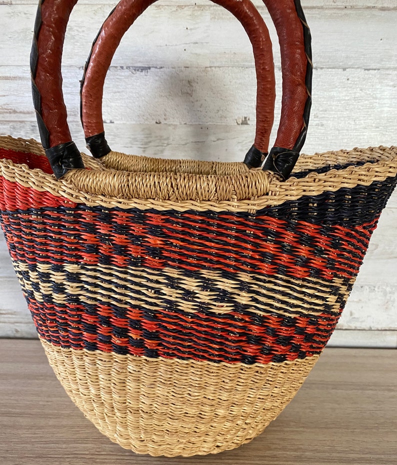 Mini U Shopper Bolga Basket