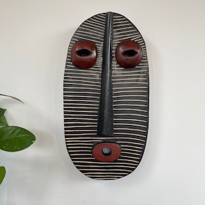 Traditional African Mask, African Decorative Mask, African Wall Mask, African Face Mask, Decorative Mask, Wall Hanging Mask