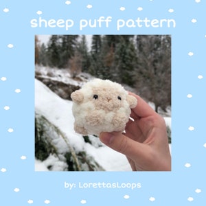 Gehäkeltes Schäfchen Puscheltier PATTERN