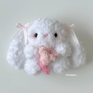 Crochet Flower Bunny Crochet Pattern zdjęcie 7