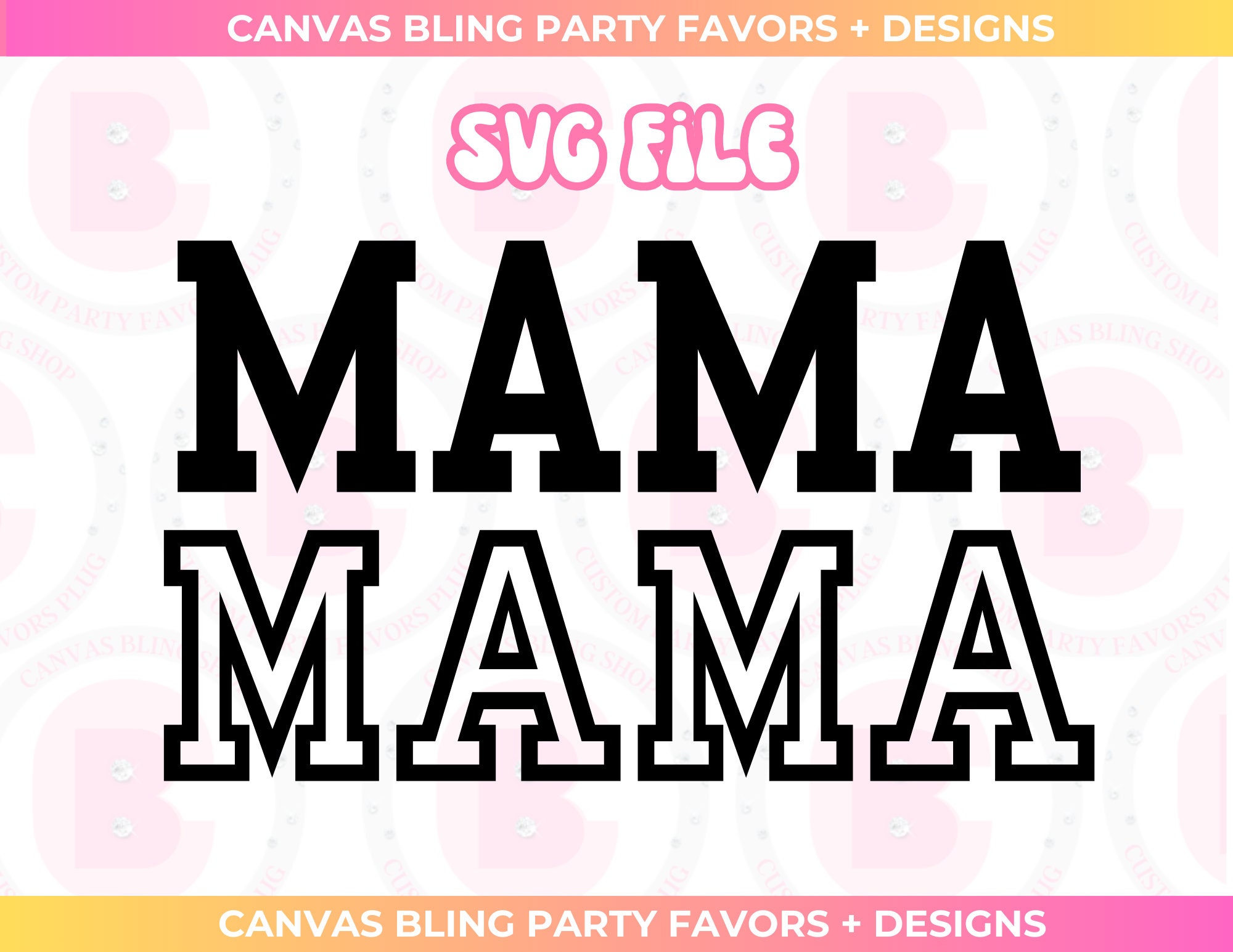MAMA Varsity SVG Mama Svg Mama Svg Mama Svg File Mama Svg - Etsy