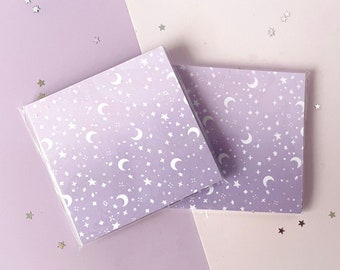 Cute starry sky Sticky notes | Memo Note Pad | 50 sheets | To Do List | Cute Notepad | Stationery | planner & decorate your bullet journal