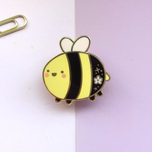 Bee buddies pins set Best friends Friendship Enamel Pins Summer enamel pin Valentine's Day gifts Spring Present image 4