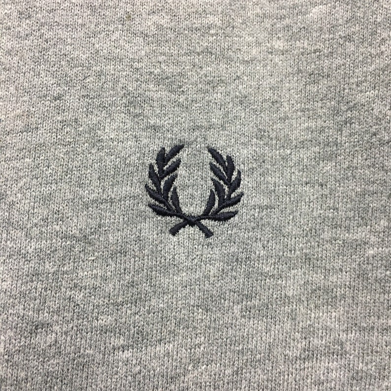 Fred Perry Crewneck Sweatshirt Embroidery Small Logo Pullover | Etsy