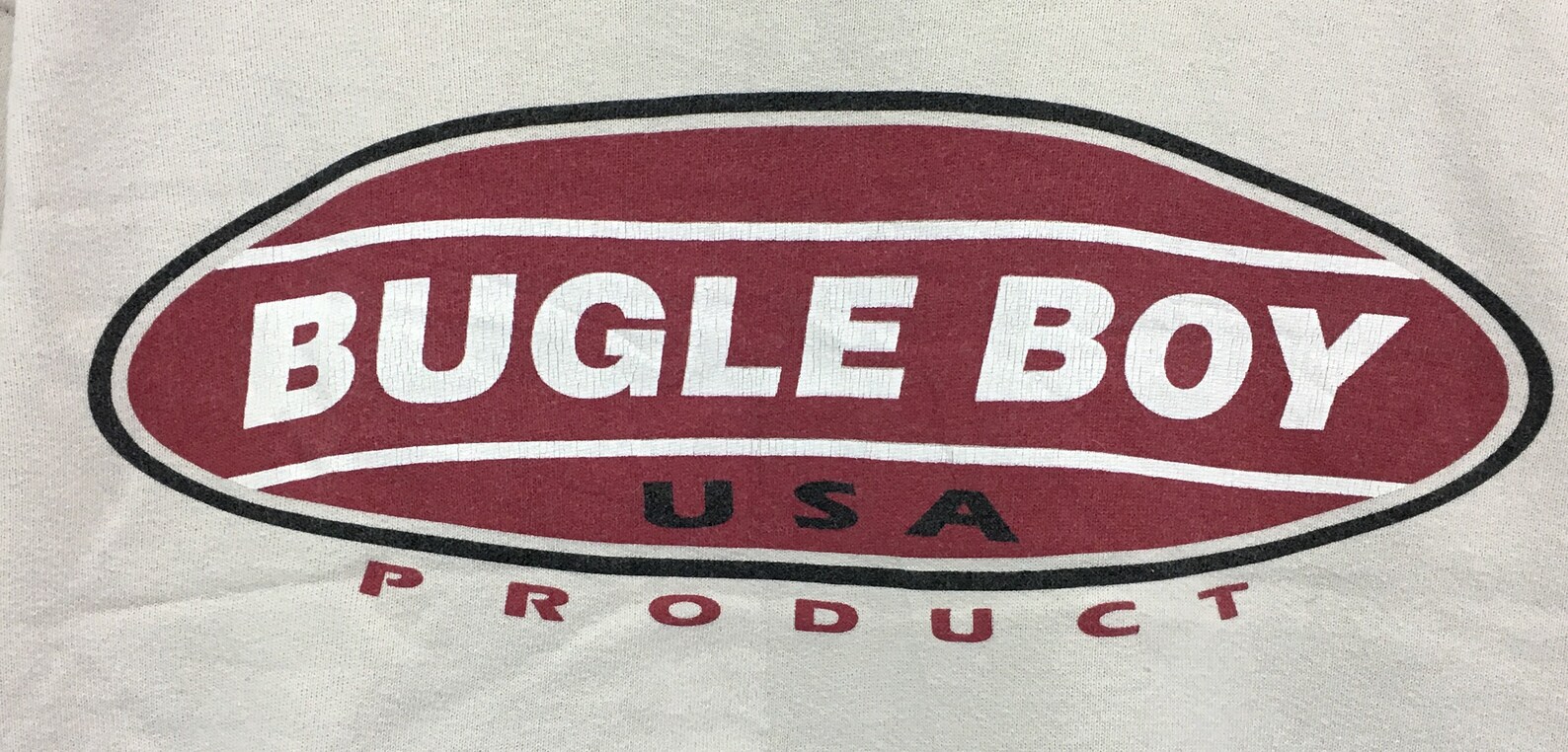 Bugle Boy Crewneck Sweatshirt Big Print Spell Out Pullover / Etsy