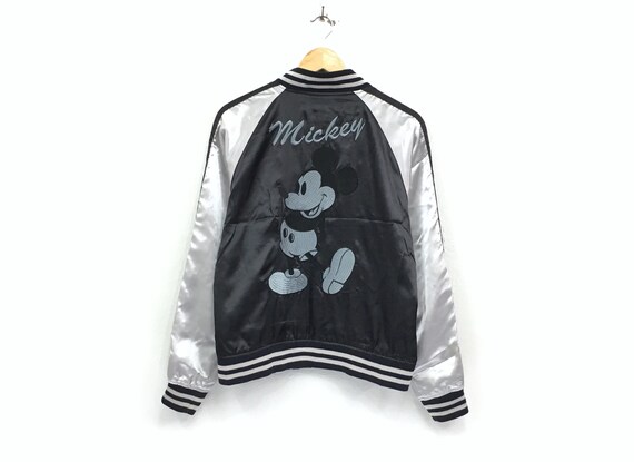 Vintage Sukajan embroidery mickey mouse logo japan