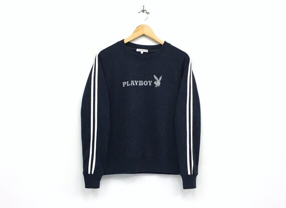 blue playboy crewneck