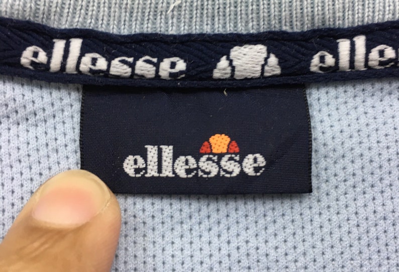 Ellesse Crewneck Sweatshirt Embroidery Big Spell Out Logo Pullover Streetwear Sportswear Tennis Fashion Medium Size