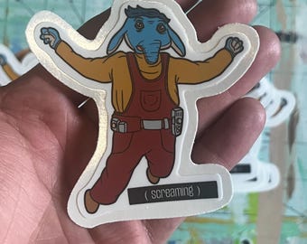 Neel Screaming Sticker