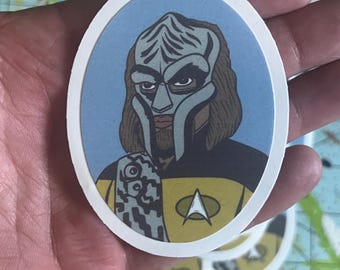 MF Worf Sticker