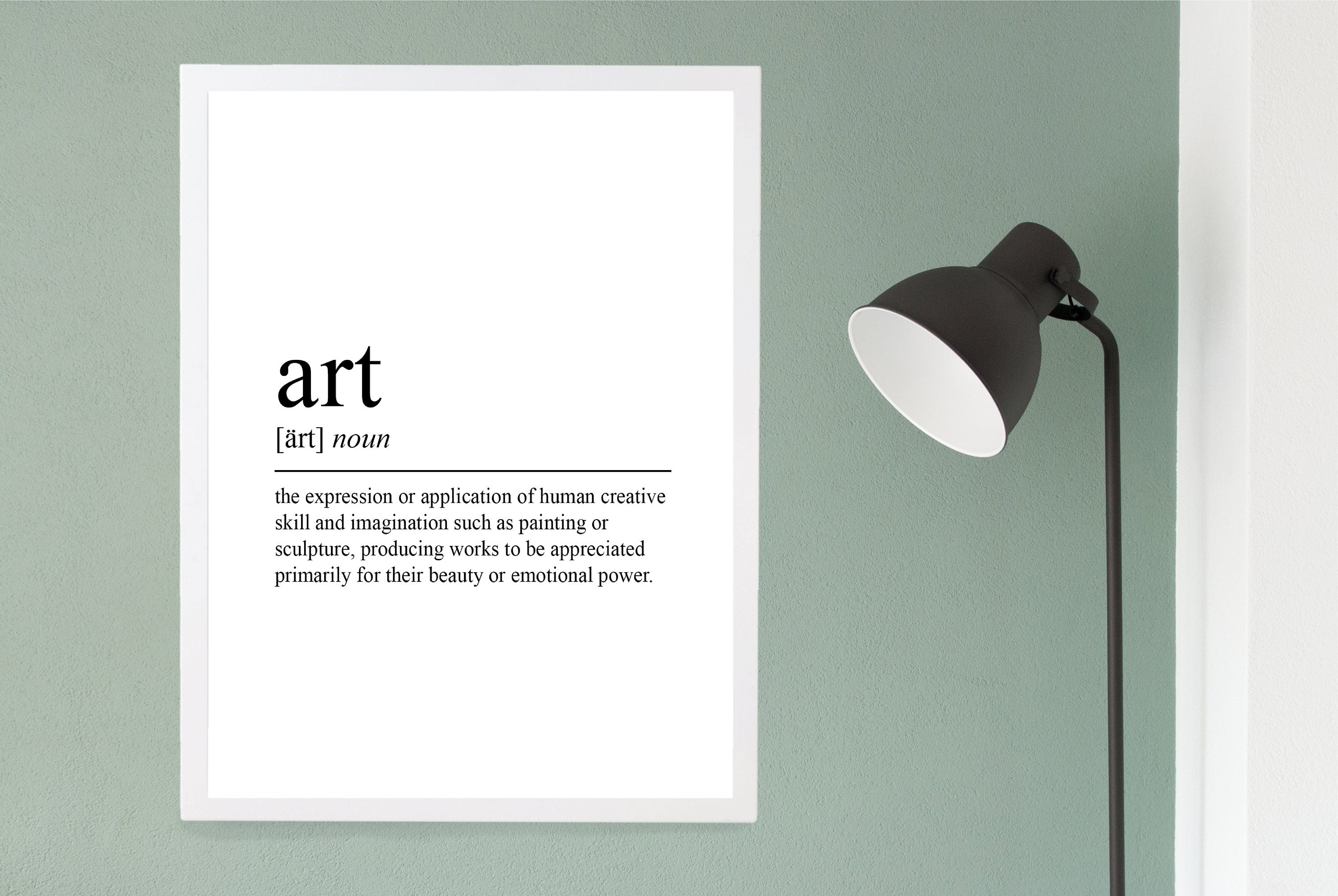 Art Definition Print Dictionary Print Printable Wall Art Etsy